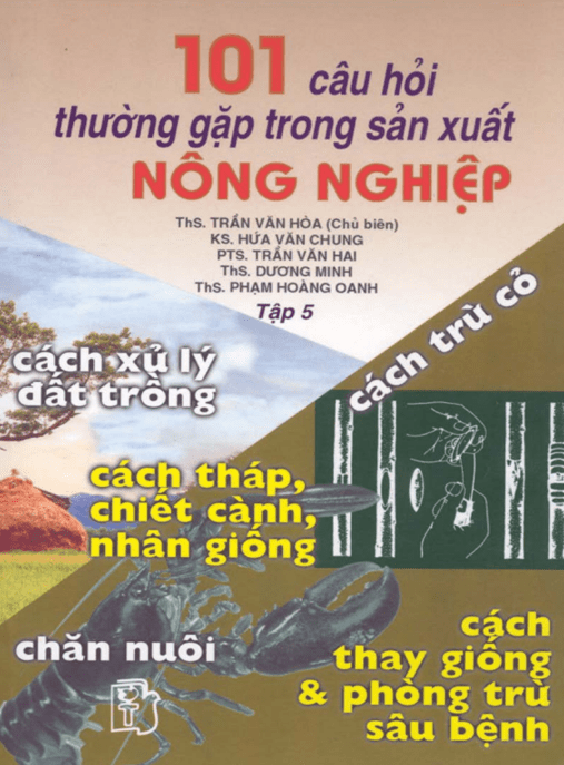 101 Câu Hỏi Thường Gặp Trong Sản Xuất Nông Nghiệp Tập 5 – Cách Xử Lý Đất Trồng Cách Trừ Cỏ – Bí Quyết Tăng Năng Suất Cao