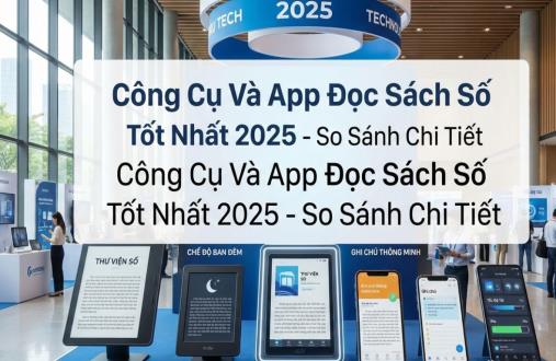 Công Cụ Và App Đọc Sách Số Tốt Nhất 2025 – So Sánh Chi Tiết