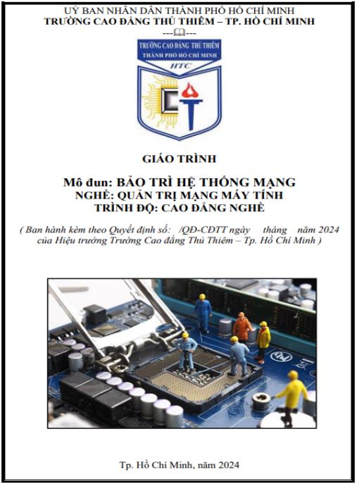 Giáo trình Bảo trì hệ thống mạng – Hướng dẫn thực hành toàn diện