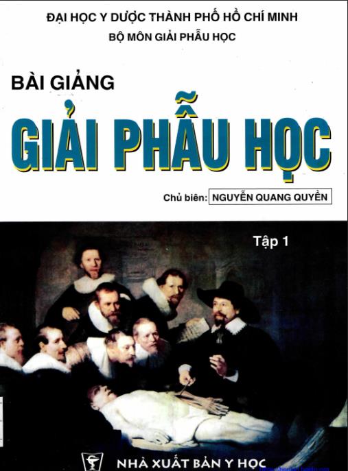 Bài Giảng Giải Phẫu Học Tập 1 – Tài Liệu Y Khoa Chuẩn Mực