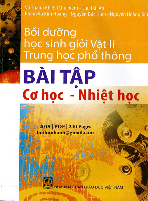 Bồi Dưỡng Học Sinh Giỏi Vật Lý THPT – Bài Tập Cơ Học Nhiệt Học | Bí Quyết Thành Công