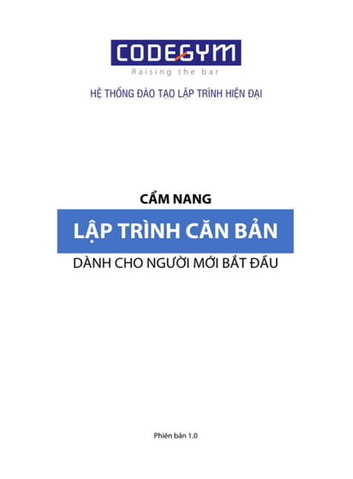 Cẩm Nang Lập Trình Căn Bản Dành Cho Người Mới Bắt Đầu – Hướng Dẫn Từ A-Z Dễ Hiểu