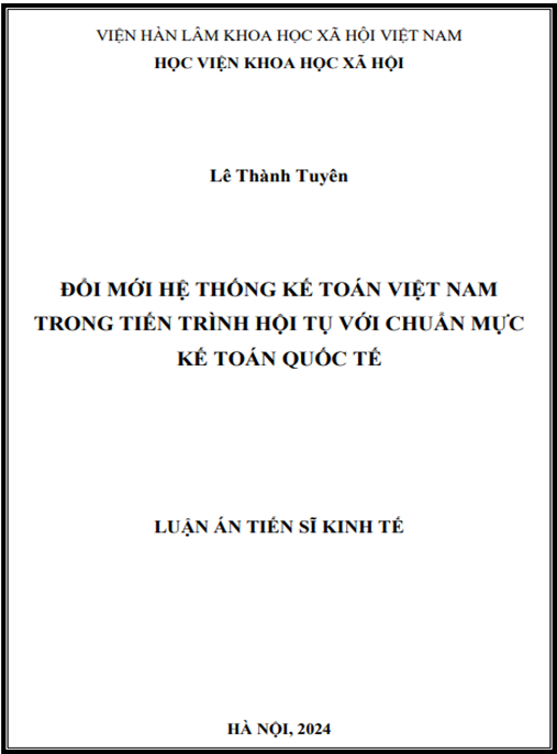Đổi mới hệ thống kế toán Việt Nam: Hội tụ Chuẩn mực quốc tế (PDF)