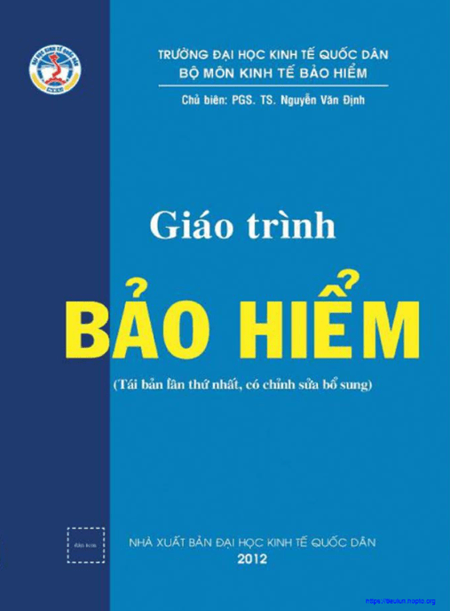 Giáo Trình Bảo Hiểm – Hướng Dẫn Toàn Diện Bản Chất Và Nguyên Lý