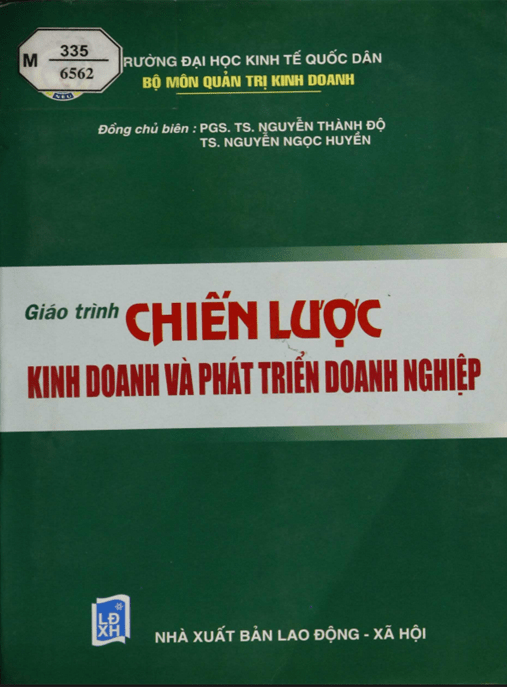 Giáo Trình Chiến Lược Kinh Doanh Và Phát Triển Doanh Nghiệp – Bí Quyết Thành Công Bền Vững