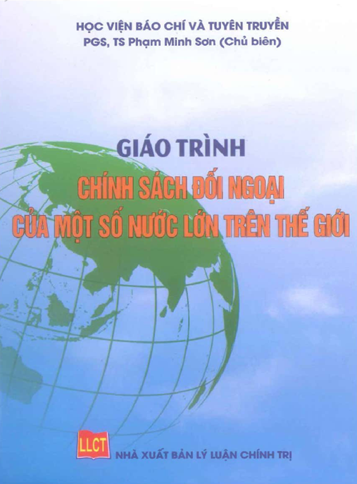 Tải Ngay: Giáo Trình Chính Sách Đối Ngoại Của Một Số Nước Lớn Trên Thế Giới