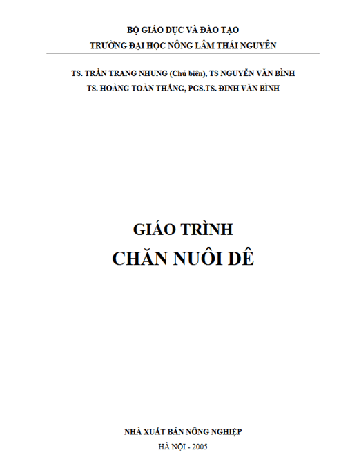 Giáo Trình Nuôi Dê – Bí Quyết Tiêu Hóa Hiệu Quả Cho Dê Thịt