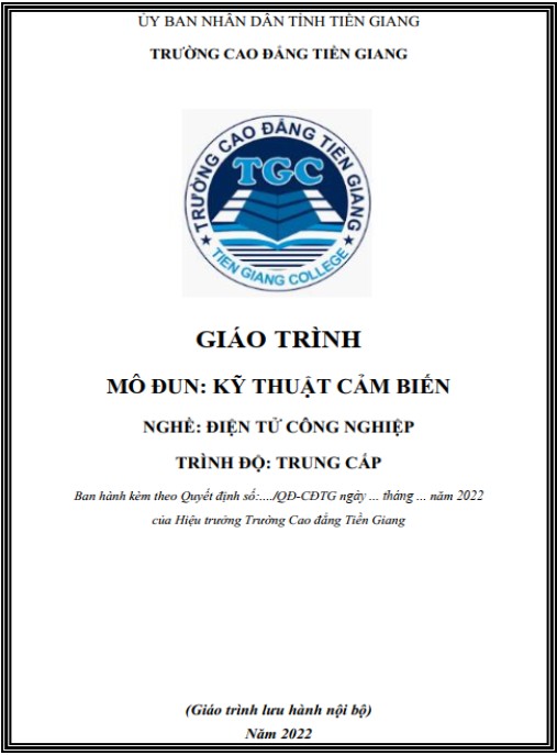 Giáo trình mô đun Kỹ thuật cảm biến – Hướng dẫn thực hành chuyên sâu