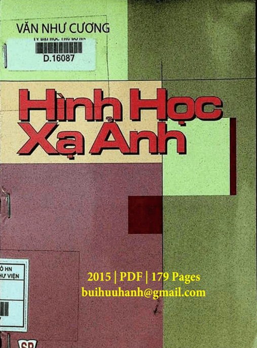 Hình Học Xạ Ảnh – Ebook PDF Học Liệu Số Chuẩn