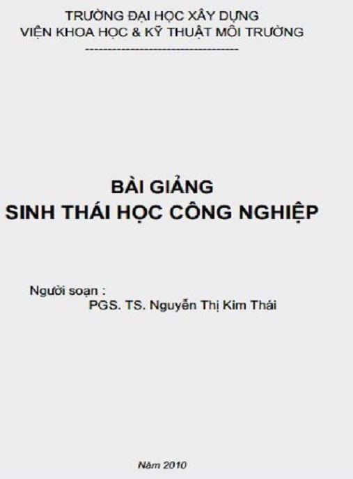 Bài Giảng Sinh Thái Học Công Nghiệp – Nền Tảng Bền Vững Cho Doanh Nghiệp Xanh