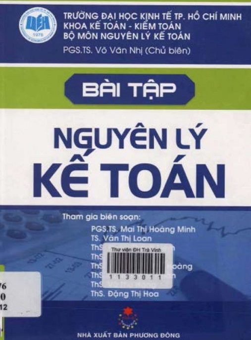 Bài Tập Nguyên Lý Kế Toán – Bộ Bài Tập Hay Nhất Với Giải Chi Tiết