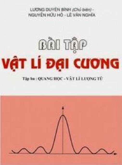 Tải Ngay: Bài Tập Vật Lý Đại Cương Tập 3 – Quang Học Vật Lý Lưỡng Từ