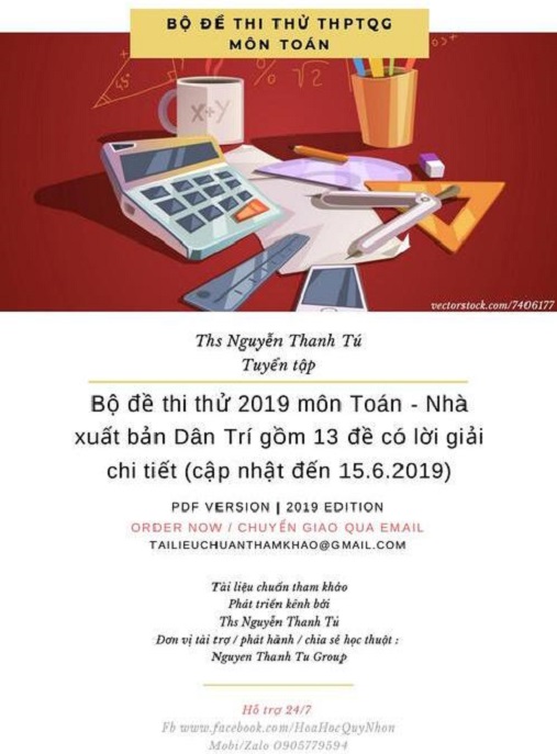 Bộ Đề Thi Thử THPTQG Môn Toán – Luyện Tập Đỉnh Cao Chinh Phục Điểm 10!