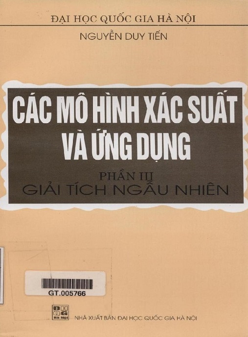 Khám Phá Các Mô Hình Xác Suất Và Ứng Dụng Tập 3 – Giải Tích Ngẫu Nhiên (PDF)