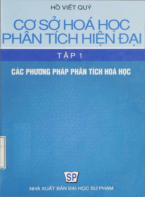 Cơ Sở Hóa Học Phân Tích Hiện Đại Tập 1 – Các Phương Pháp Phân Tích Hóa Học | Ebook Cốt Lõi