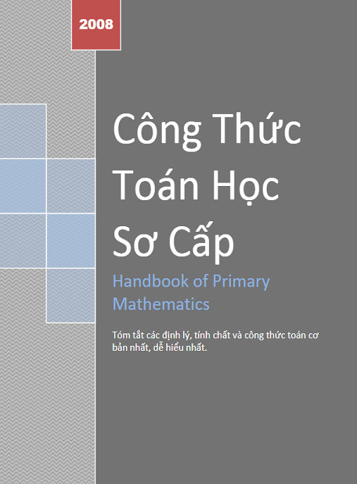 Công Thức Toán Học Sơ Cấp – Bộ Sưu Tập Vàng Cho Học Sinh