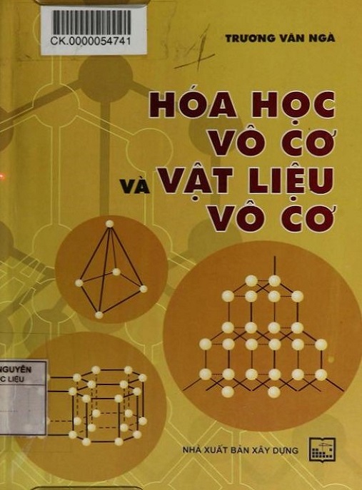 Hóa Học Vô Cơ Và Vật Liệu Vô Cơ – Tài Liệu Chuyên Sâu Xuất Sắc
