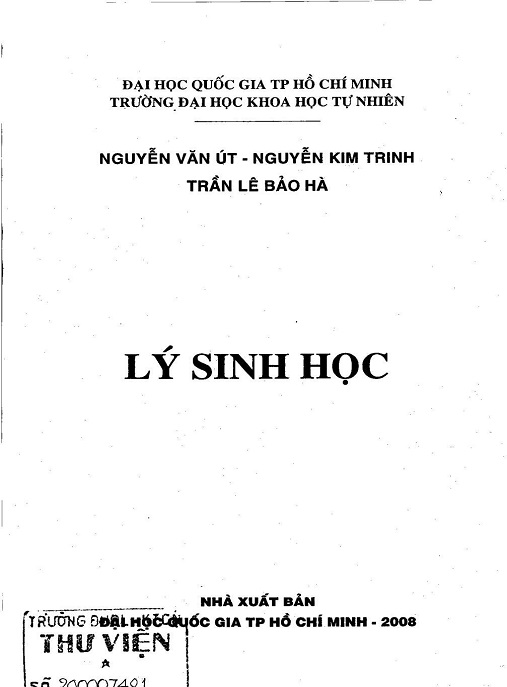Lý Sinh Học – Tài Liệu Ôn Thi THPTQG Siêu Hay & Đầy Đủ
