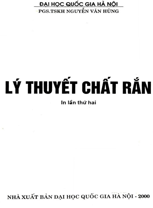 Lý Thuyết Chất Rắn – Cẩm Nang Toàn Diện Vật Lý Hiện Đại