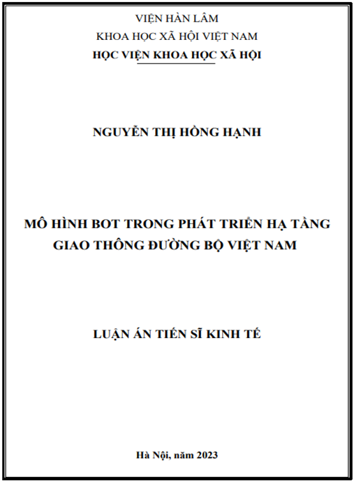 MÔ HÌNH BOT TRONG PHÁT TRIỂN HẠ TẦNG GIAO THÔNG ĐƯỜNG BỘ VIỆT NAM – Bí Quyết Đầu Tư Hiệu Quả