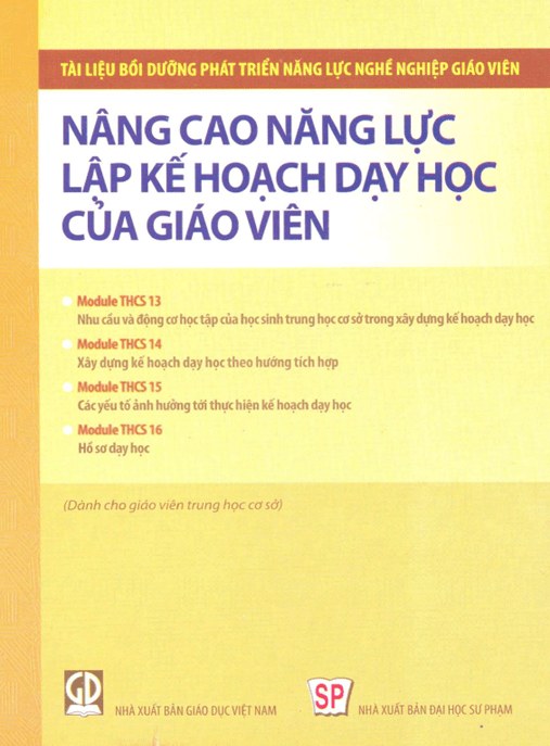Nâng Cao Năng Lực Lập Kế Hoạch Dạy Học Của Giáo Viên – Ebook PDF Siêu Thực Tế