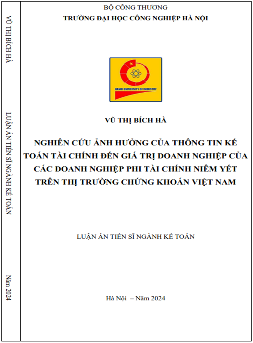 TẢI NGAY: Nghiên cứu ảnh hưởng của thông tin kế toán tài chính đến giá trị doanh nghiệp của các doanh nghiệp phi tài chính niêm yết trên thị trường chứng khoán Việt Nam