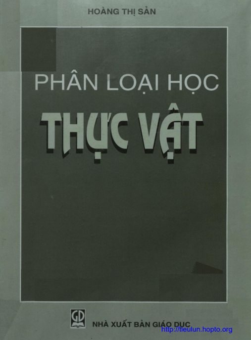 Phân Loại Học Thực Vật – Giáo Trình PDF Toàn Diện