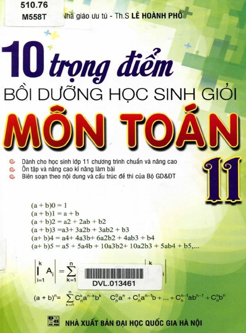 10 Trọng Điểm Bồi Dưỡng Học Sinh Giỏi Môn Toán Lớp 11 | PDF Tải Ngay