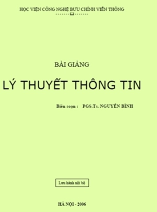 Bài Giảng Lý Thuyết Thông Tin – Nền Tảng Khoa Học Dữ Liệu Hiện Đại