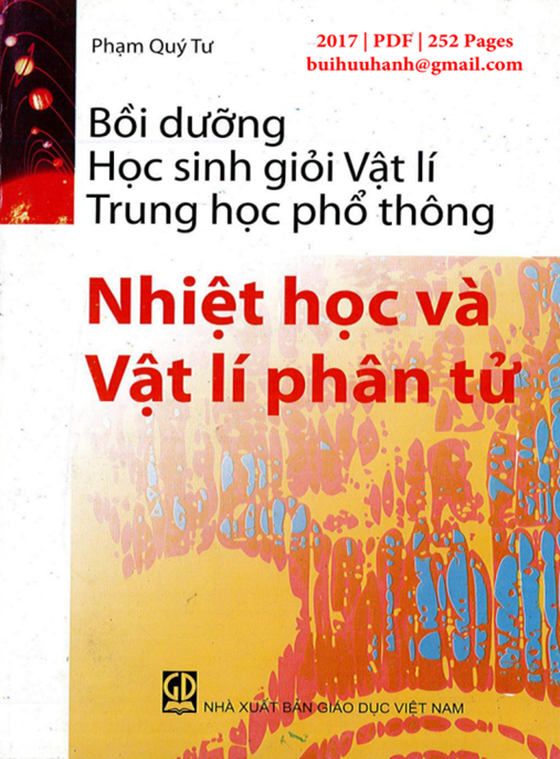 Sách Bồi Dưỡng Học Sinh Giỏi Vật Lý THPT – Nhiệt Học Và Vật Lý Phân Tử (PDF)