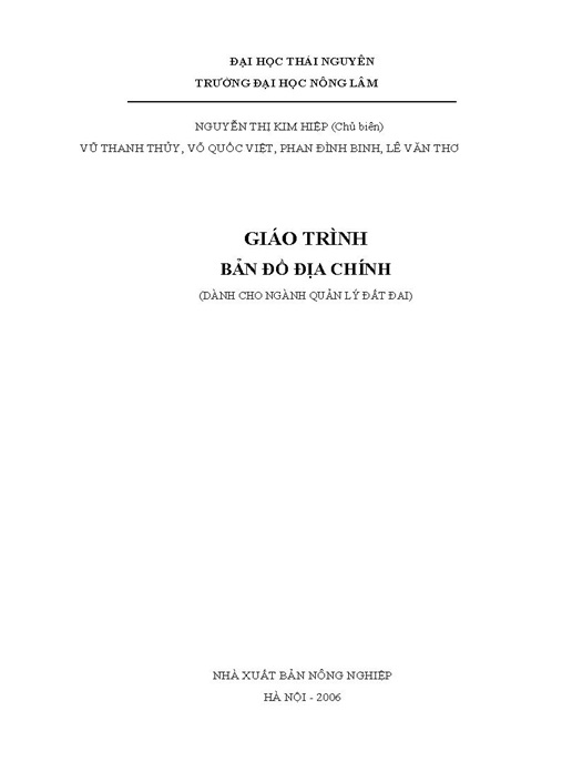 Giáo Trình Bản Đồ Địa Chính – Hướng Dẫn Toàn Diện Cho Người Mới