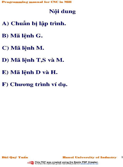 Giáo Trình CNC Cho Máy Phay – Hướng Dẫn Toàn Diện Từ Cơ Bản Đến Nâng Cao