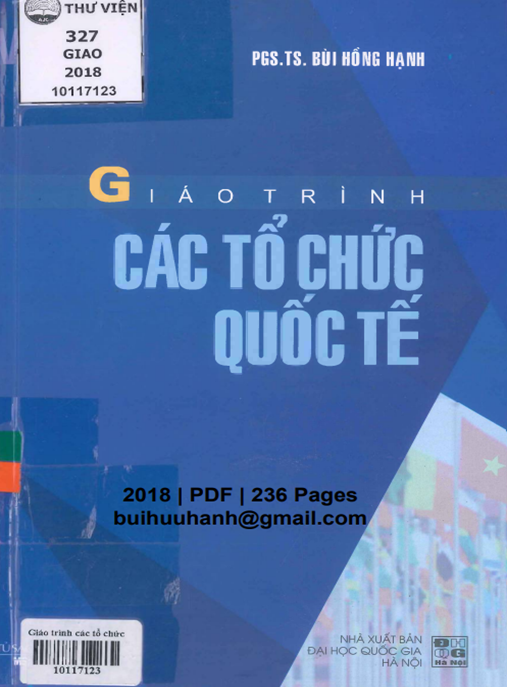 Giáo Trình Các Tổ Chức Quốc Tế – Hướng Dẫn Toàn Diện Cho Sinh Viên