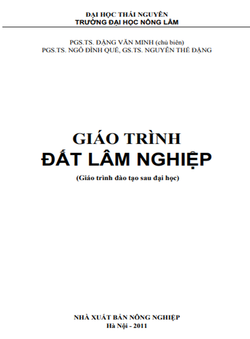 Giáo Trình Đất Lâm Nghiệp – Hướng Dẫn Toàn Diện Về Đất Rừng