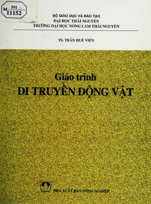 Giáo Trình Di Truyền Động Vật – Tài Liệu Chuẩn Cho Sinh Viên Sinh Học