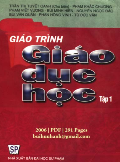 Giáo Trình Giáo Dục Học Tập 1 – Hướng Dẫn Toàn Diện Nâng Cao Kỹ Năng Dạy Học