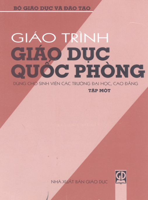 Tải PDF: Giáo Trình Giáo Dục Quốc Phòng Tập 1 – Chuẩn Bộ GDĐT