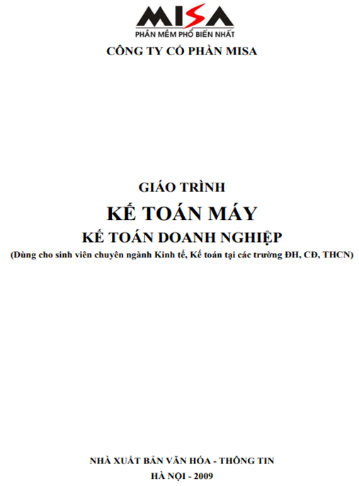 Giáo Trình Kế Toán Máy Kế Toán Doanh Nghiệp – Hướng Dẫn Chi Tiết