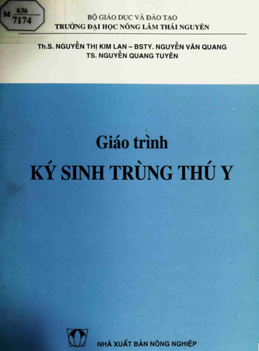 Giáo Trình Ký Sinh Trùng Thú Y – Tài Liệu Chuẩn Cho Sinh Viên Thú Y