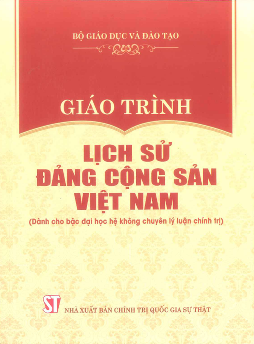 Giáo Trình Lịch Sử Đảng Cộng Sản Việt Nam – Bản PDF Đầy Đủ