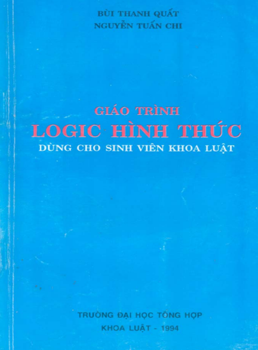 Giáo Trình Logic Hình Thức – Nền Tảng Tư Duy Phân Tích Sâu Sắc