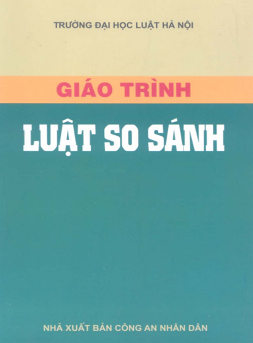 Giáo Trình Luật So Sánh – Tài Liệu Chuẩn Mực Cho Sinh Viên & Chuyên Gia