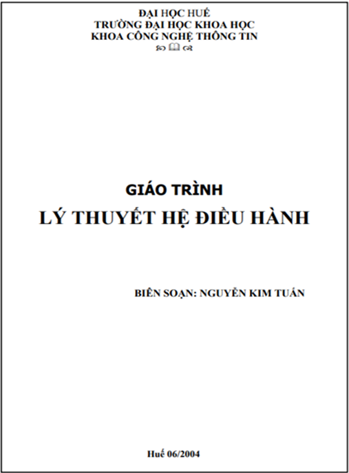 Giáo Trình Lý Thuyết Hệ Điều Hành – Kiến Thức Nền Tảng Cho Sinh Viên CNTT