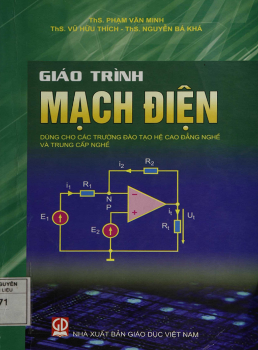 Giáo Trình Mạch Điện – Hướng Dẫn Toàn Diện Từ Cơ Bản Đến Nâng Cao