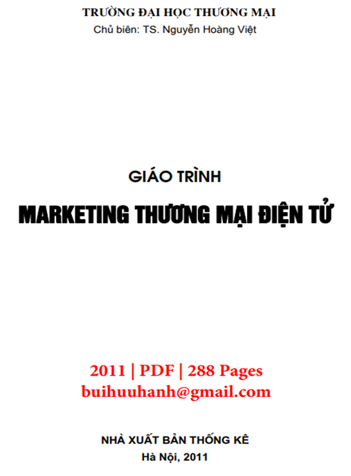 Giáo Trình Marketing Thương Mại Điện Tử – Bí Quyết Thành Công Online