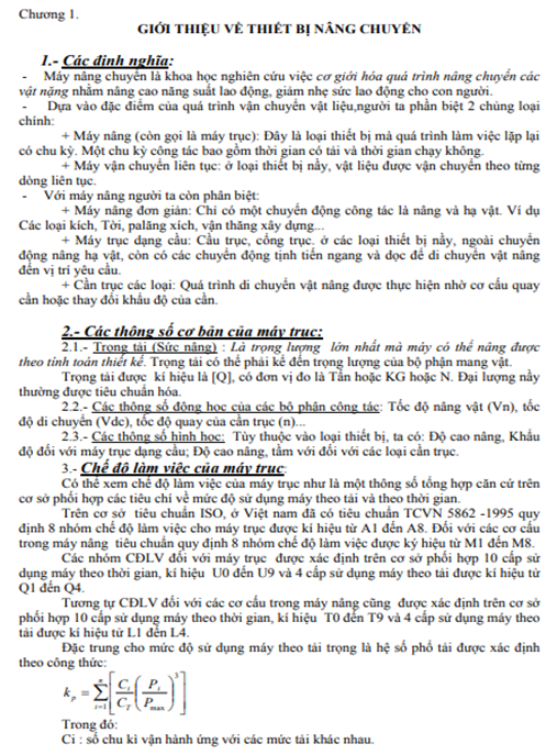 Giáo Trình Máy Nâng Chuyển – Hướng Dẫn Vận Hành & Bảo Dưỡng Chuyên Sâu