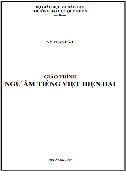 Giáo Trình Ngữ Âm Tiếng Việt Hiện Đại – Hướng Dẫn Toàn Diện Cho Người Học