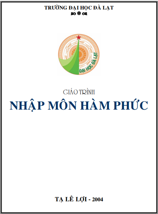 Giáo Trình Nhập Môn Hàm Phức – Nền Tảng Toán Học Cho Người Mới