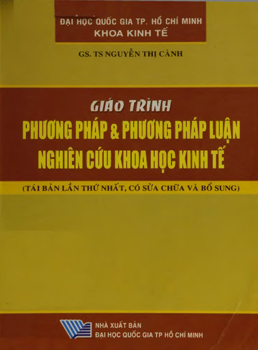 Giáo Trình Phương Pháp Và Phương Pháp Luận Nghiên Cứu Khoa Học Kinh Tế – Hướng Dẫn Toàn Diện
