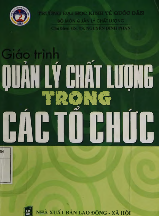 Giáo Trình Quản Lý Chất Lượng Trong Các Tổ Chức – Hướng Dẫn Toàn Diện